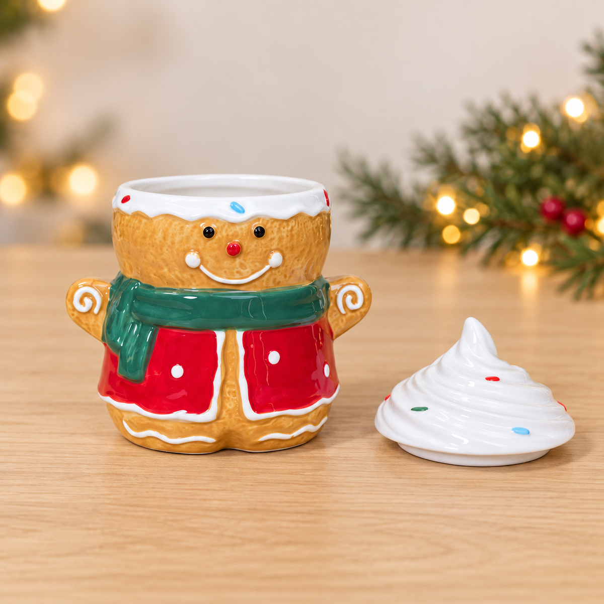 Gingerbread Sugar Bowl Ceramic