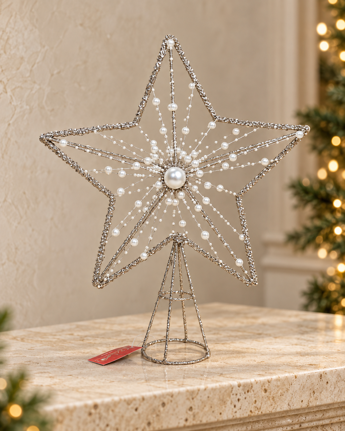 Pearls Treetop Star