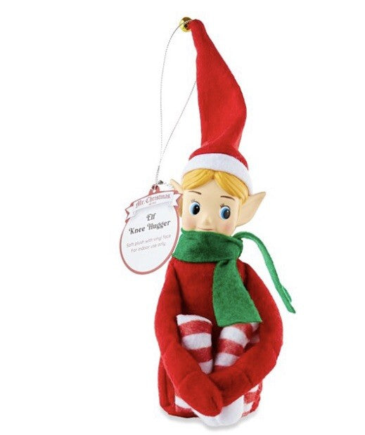 Vintage Knee Hugging Elves / Elf On The Shelf