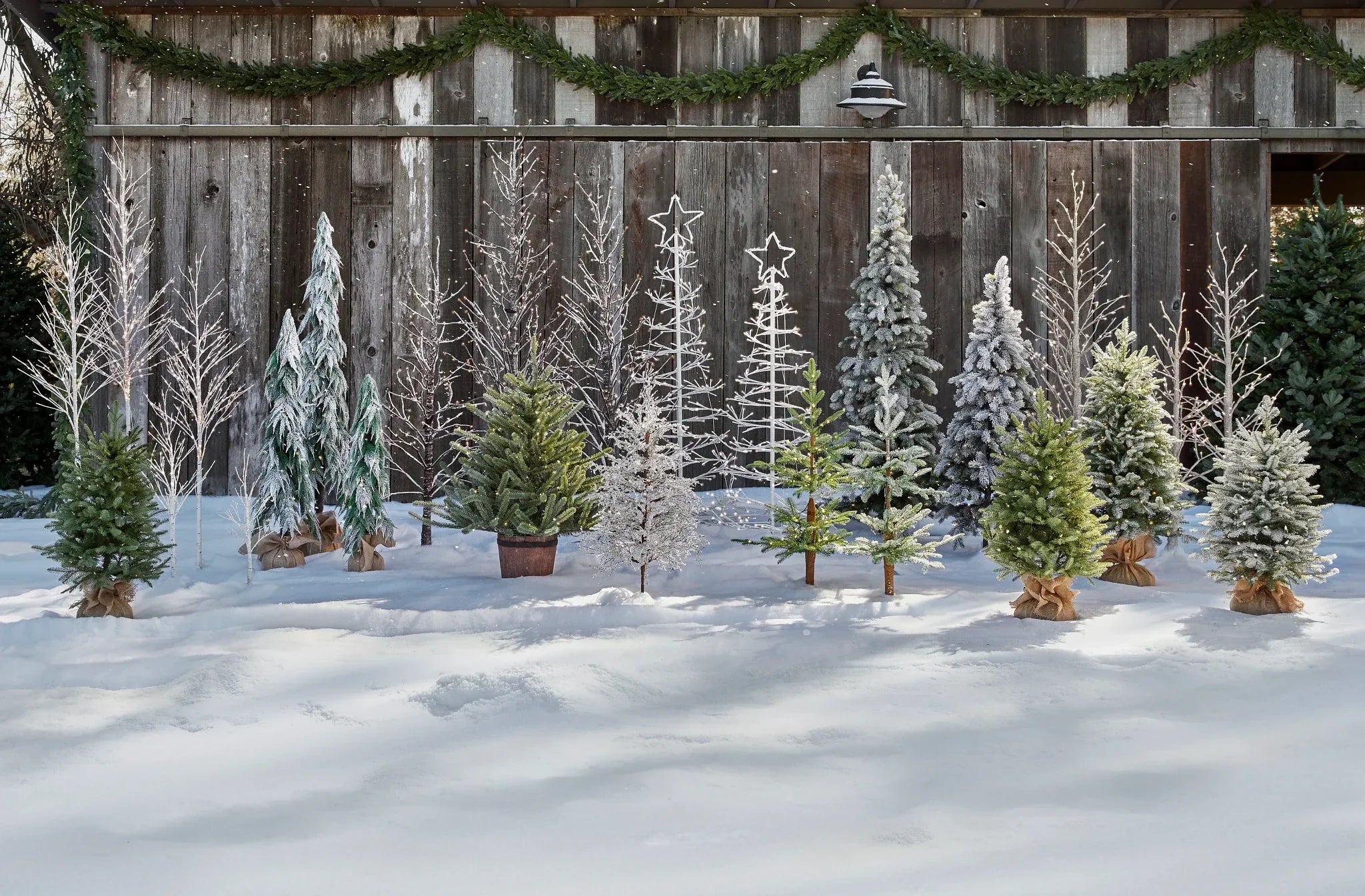 Frosted vs. Flocked Trees: Masarweh Store