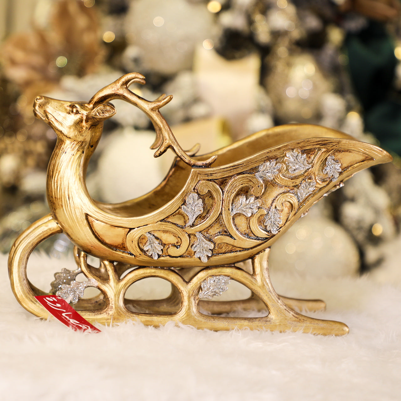 Reindeer Sleigh Centerpiece