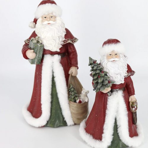 Red Santa with fur