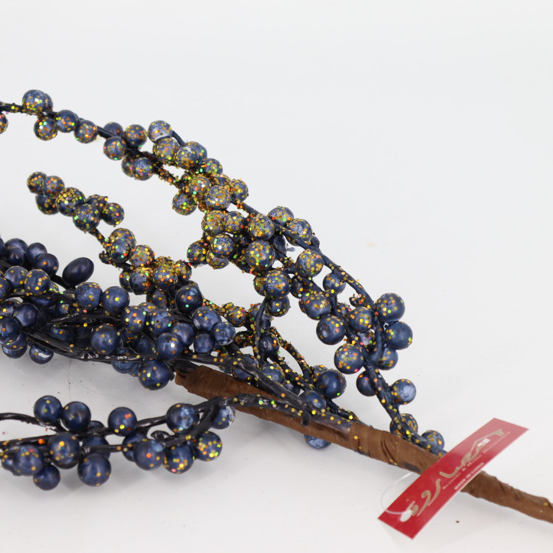 Navy Berries Spray
