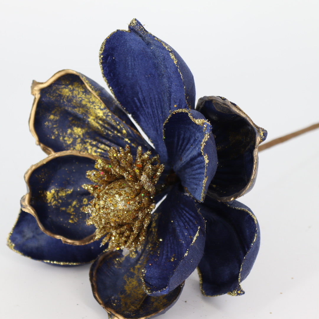 Navy Magnolia Flower