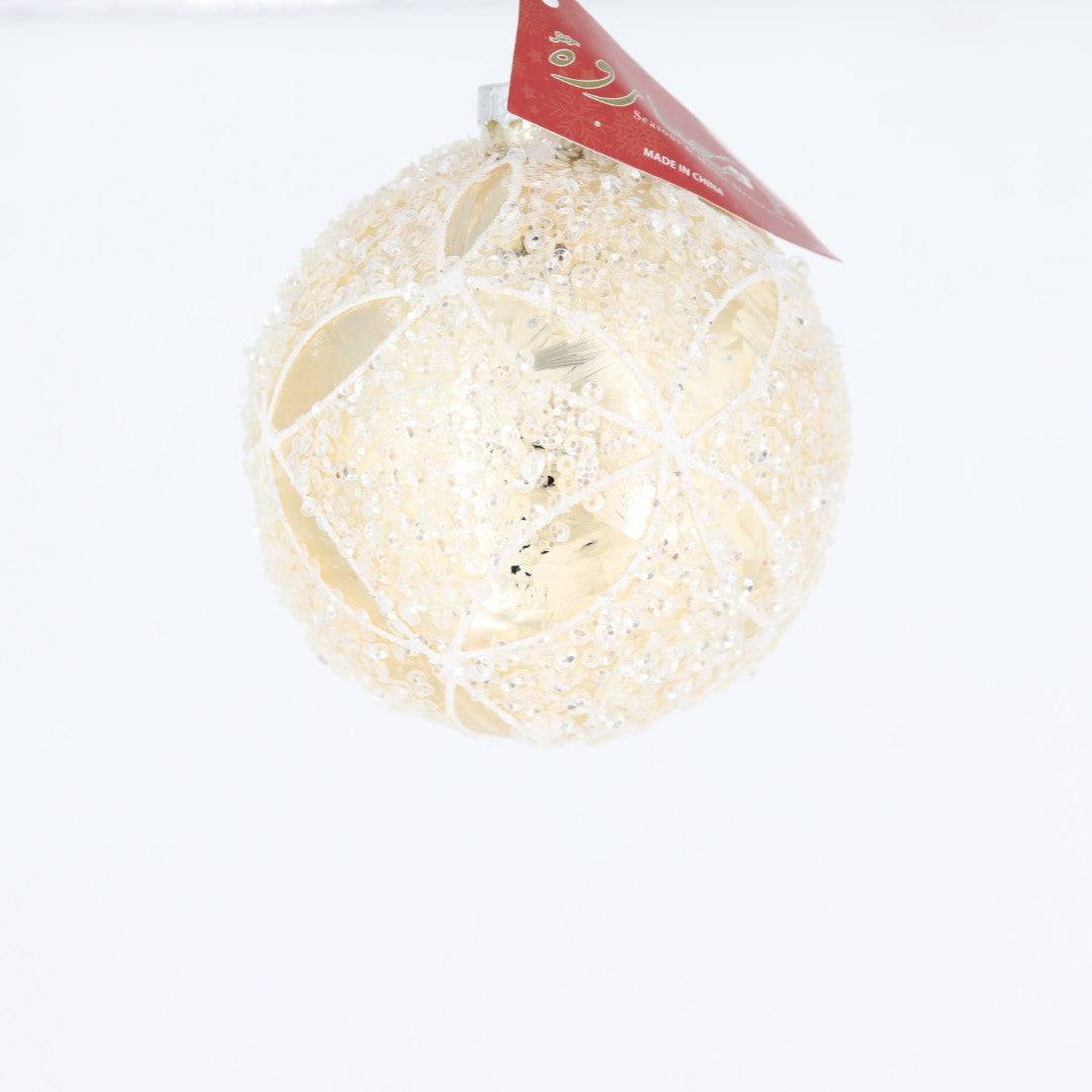 Cream Glass Ball