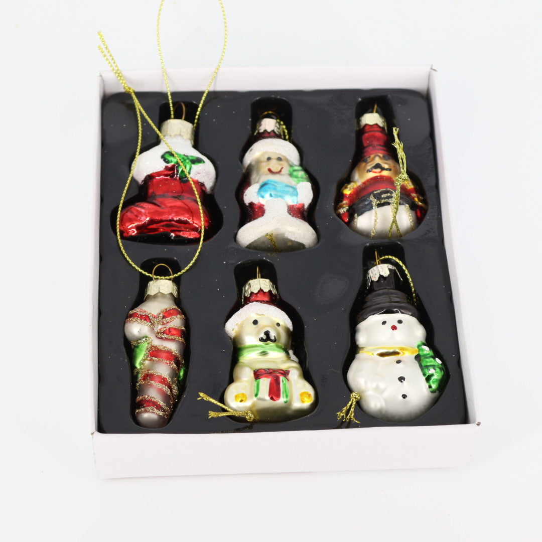 Mini Glass Christmas Set