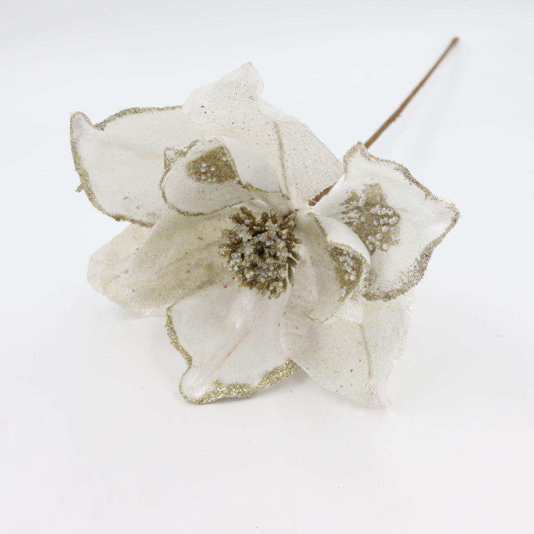 Creamy/Champagne Magnolia Flower