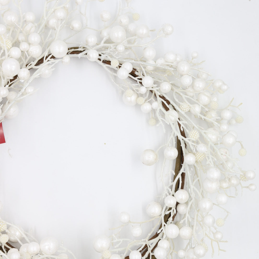 White Berry Wreath