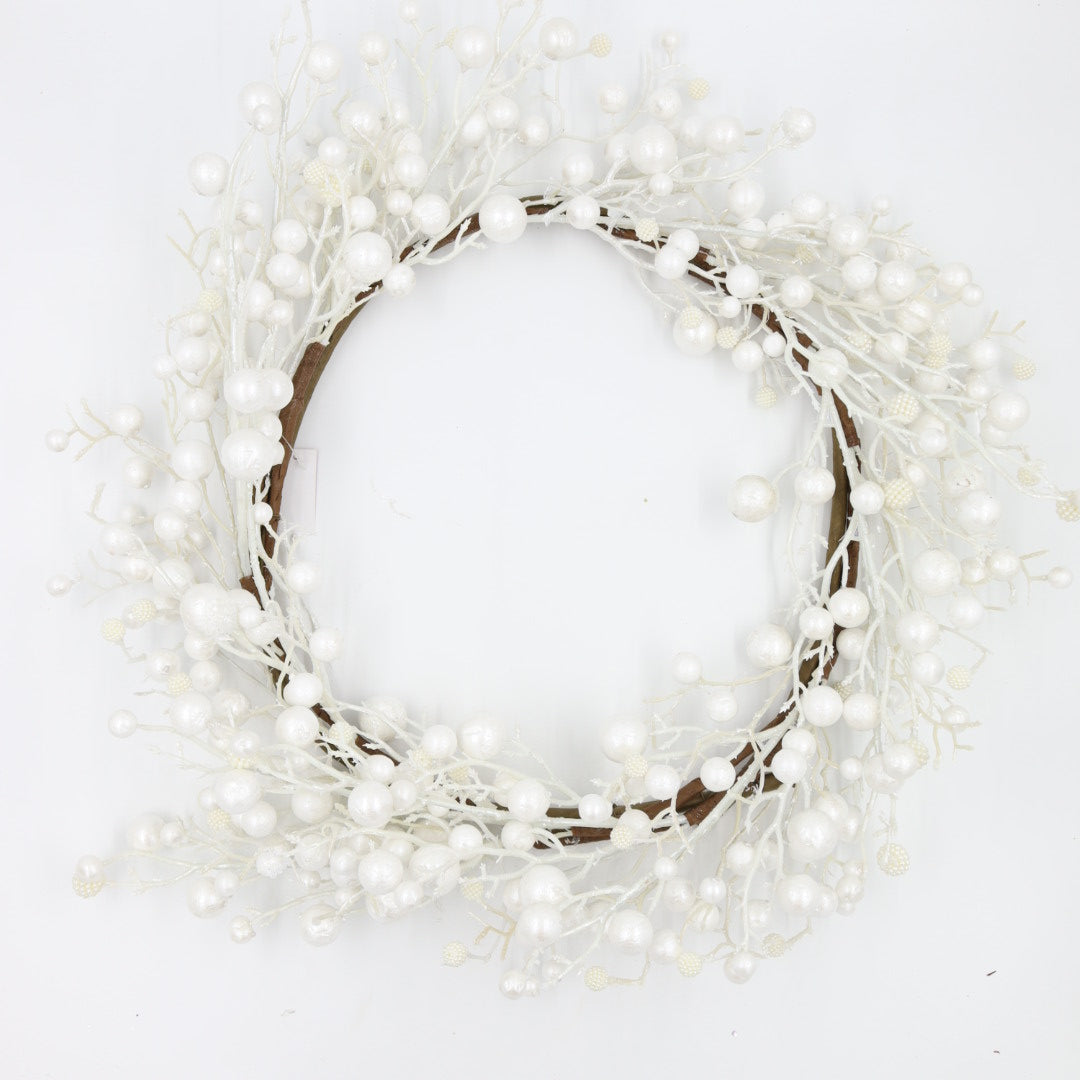 White Berry Wreath