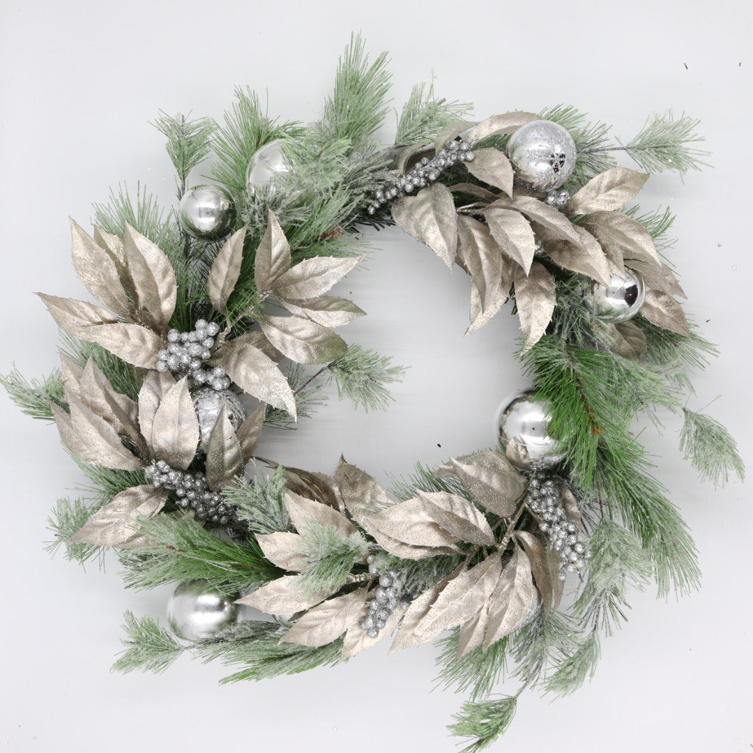 Green/Champagne Wreath