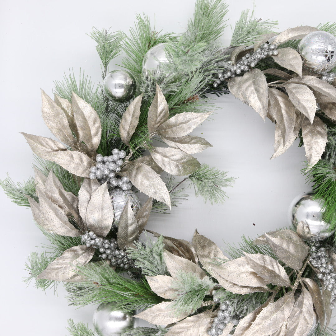 Green/Champagne Wreath