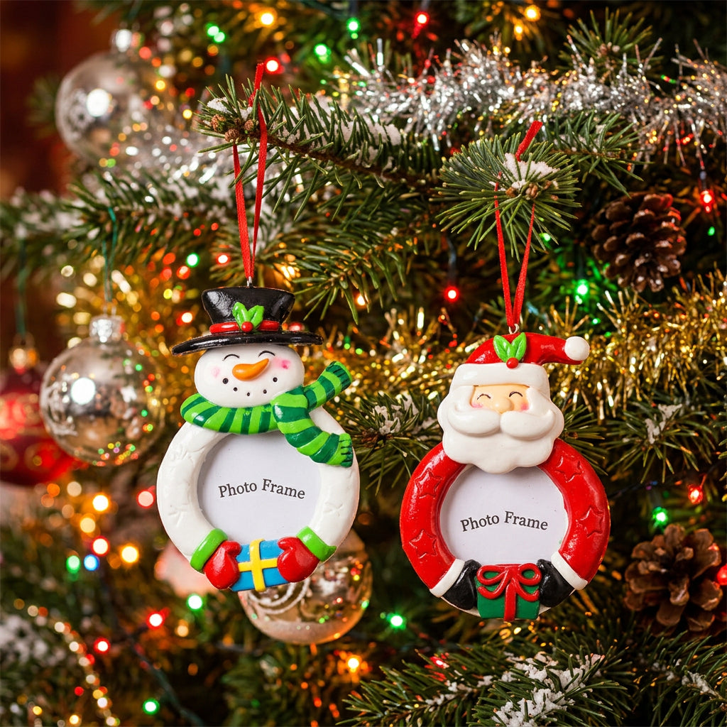 Photo Frame Circle Ornament