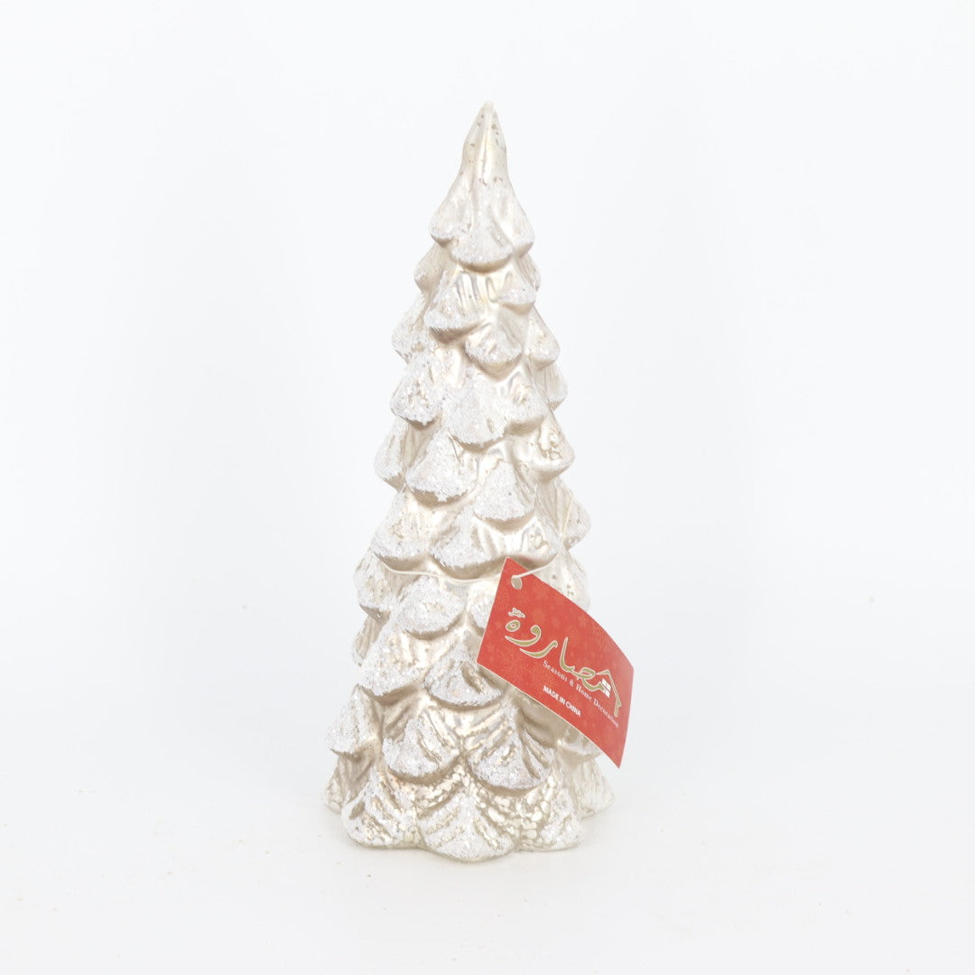 Lighted Glass Christmas Trees