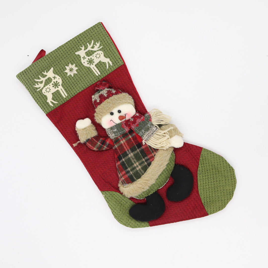 Santa/Snowman Stockings Christmas