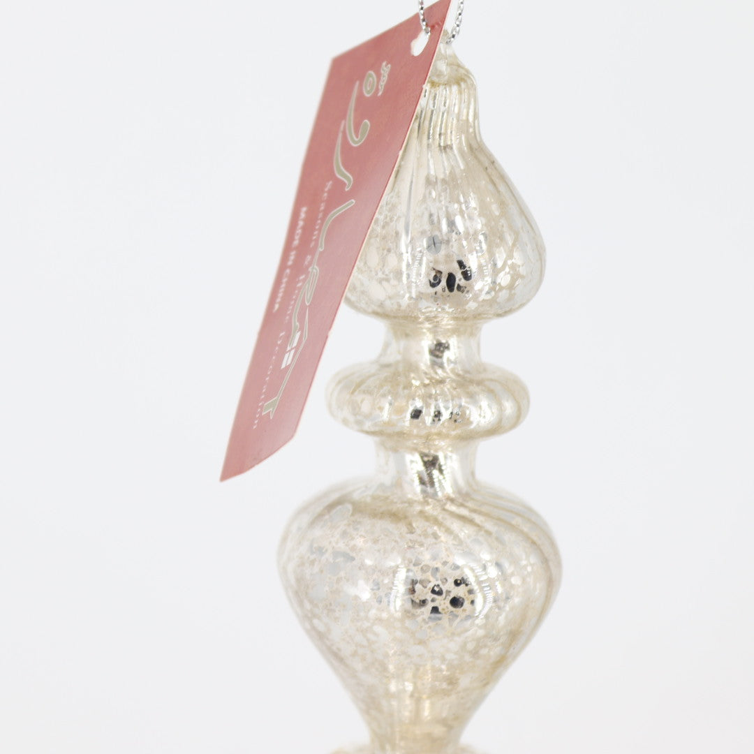 Champagne icicle Glass Ball