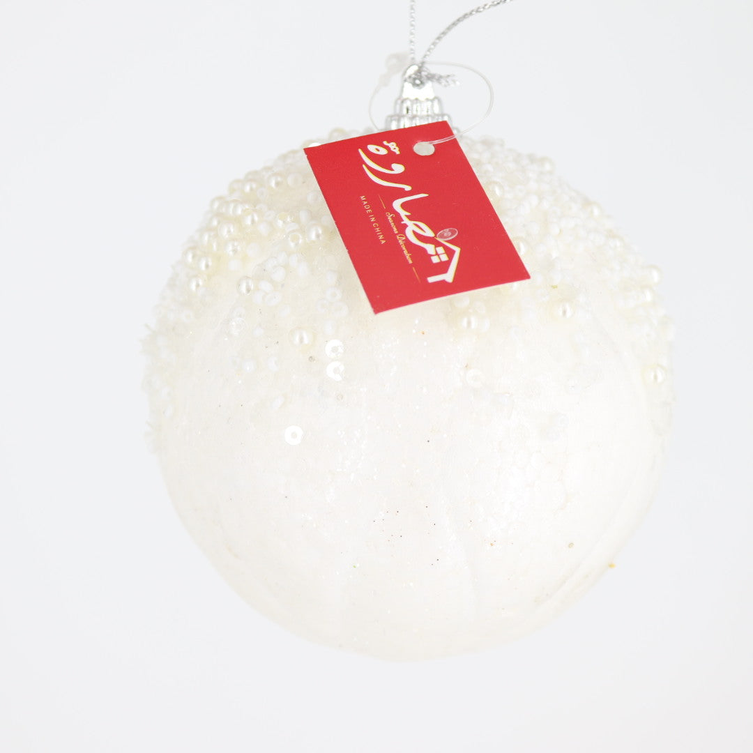 10cm Pearls On Top White Ball
