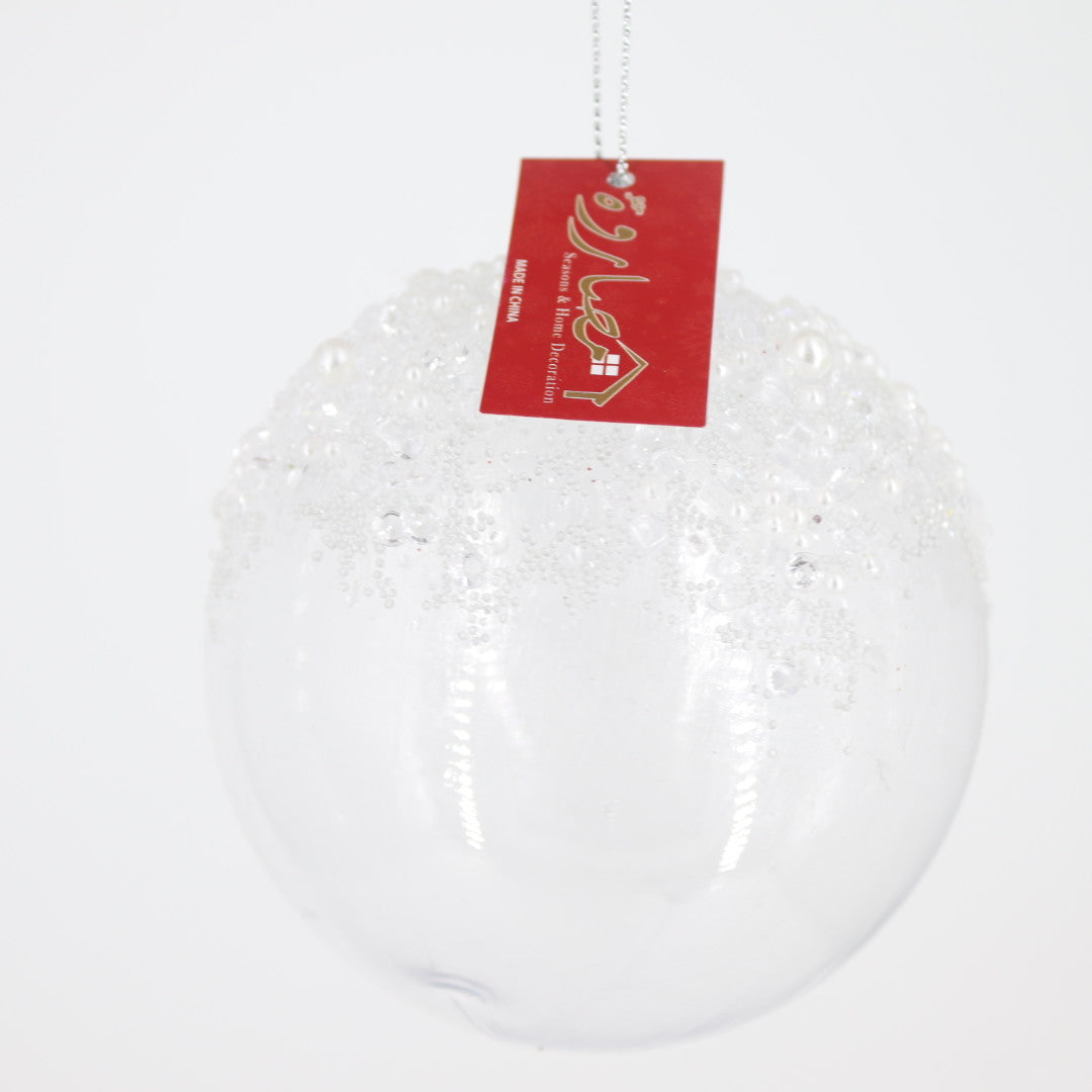 10cm Transparent Pearls on Top Ball