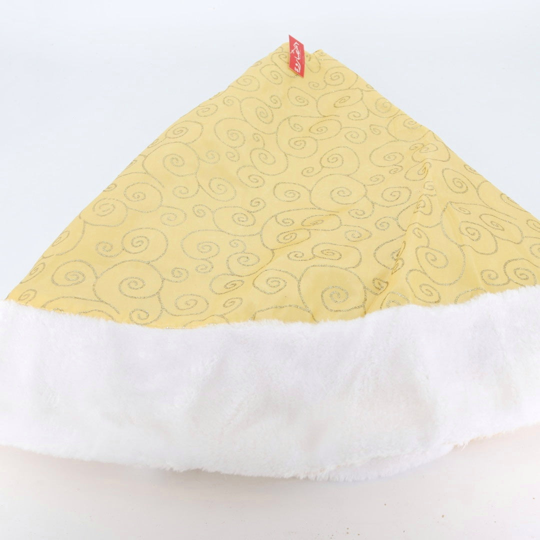 Gold With Fur Tree Skirt