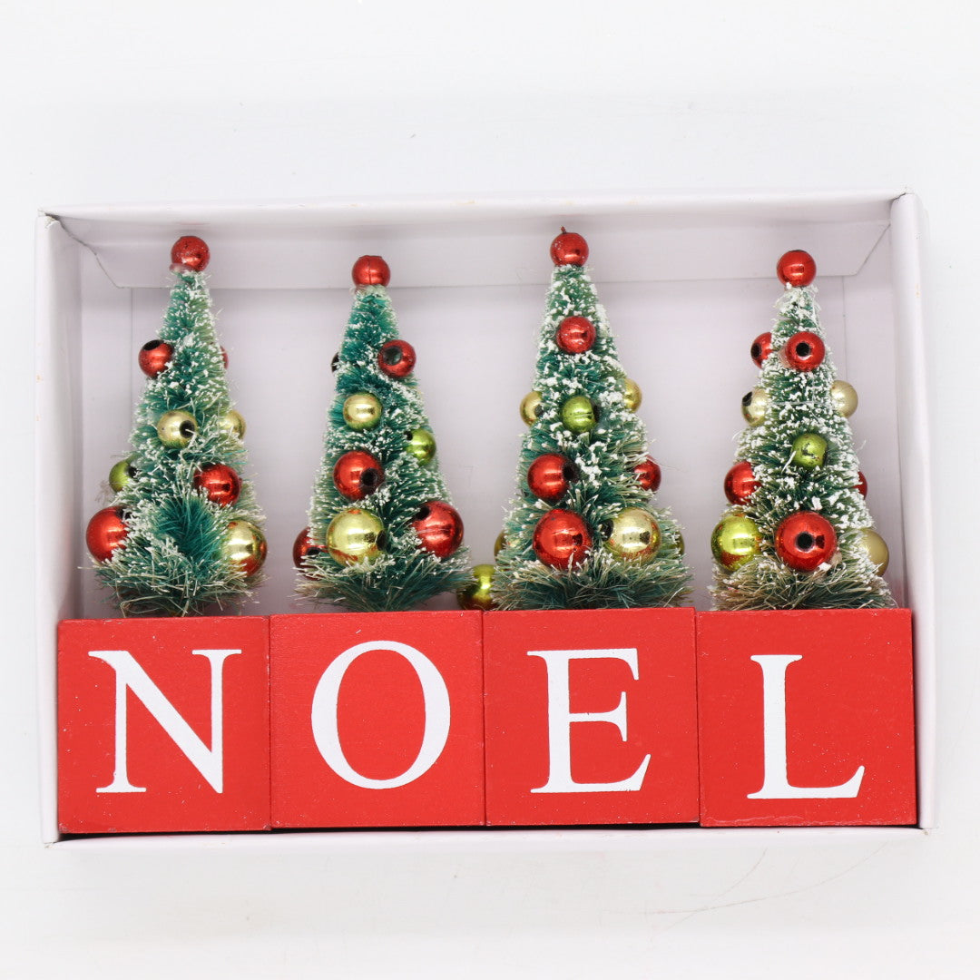 NOEL Mini Trees Box Set