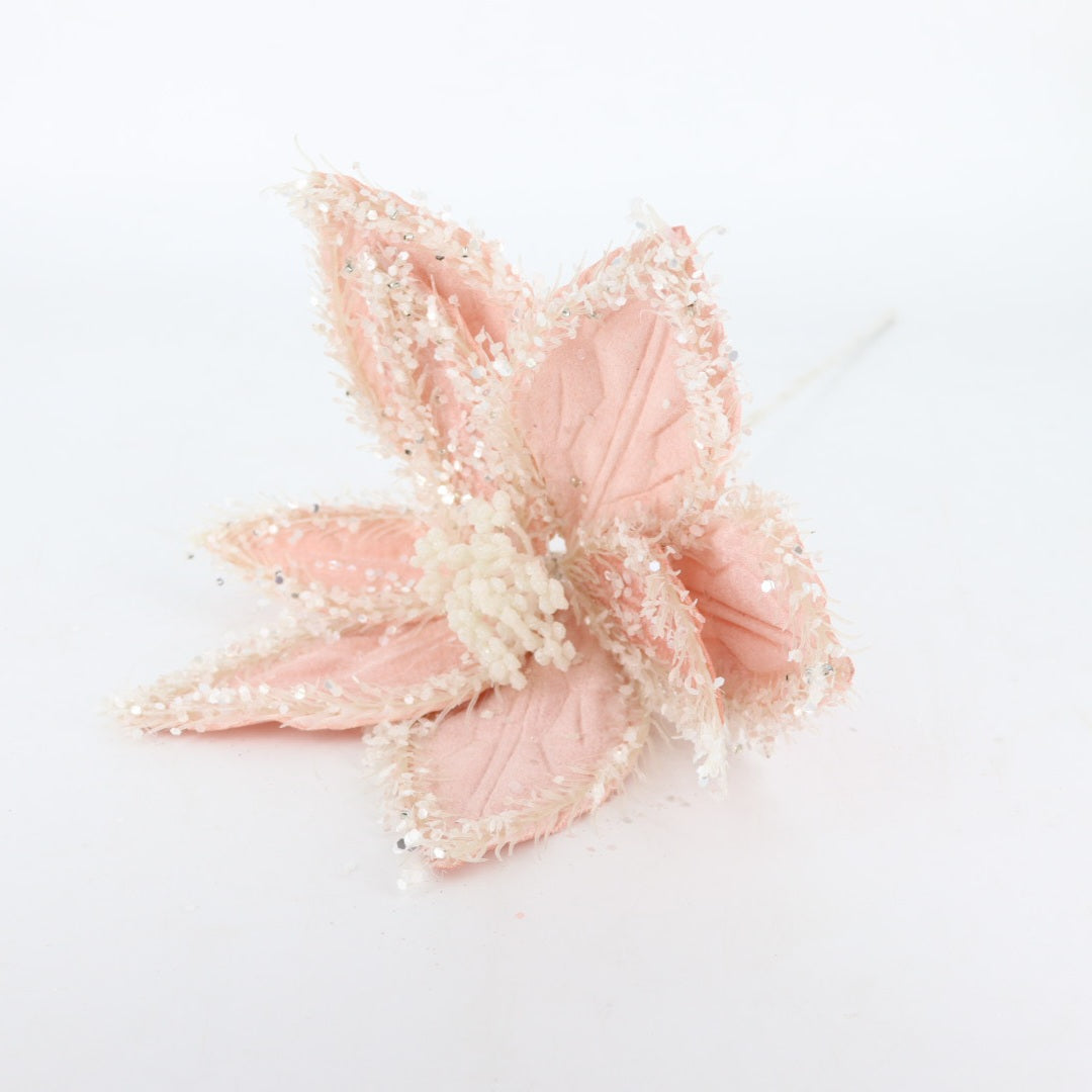 Pink Glitter Flower