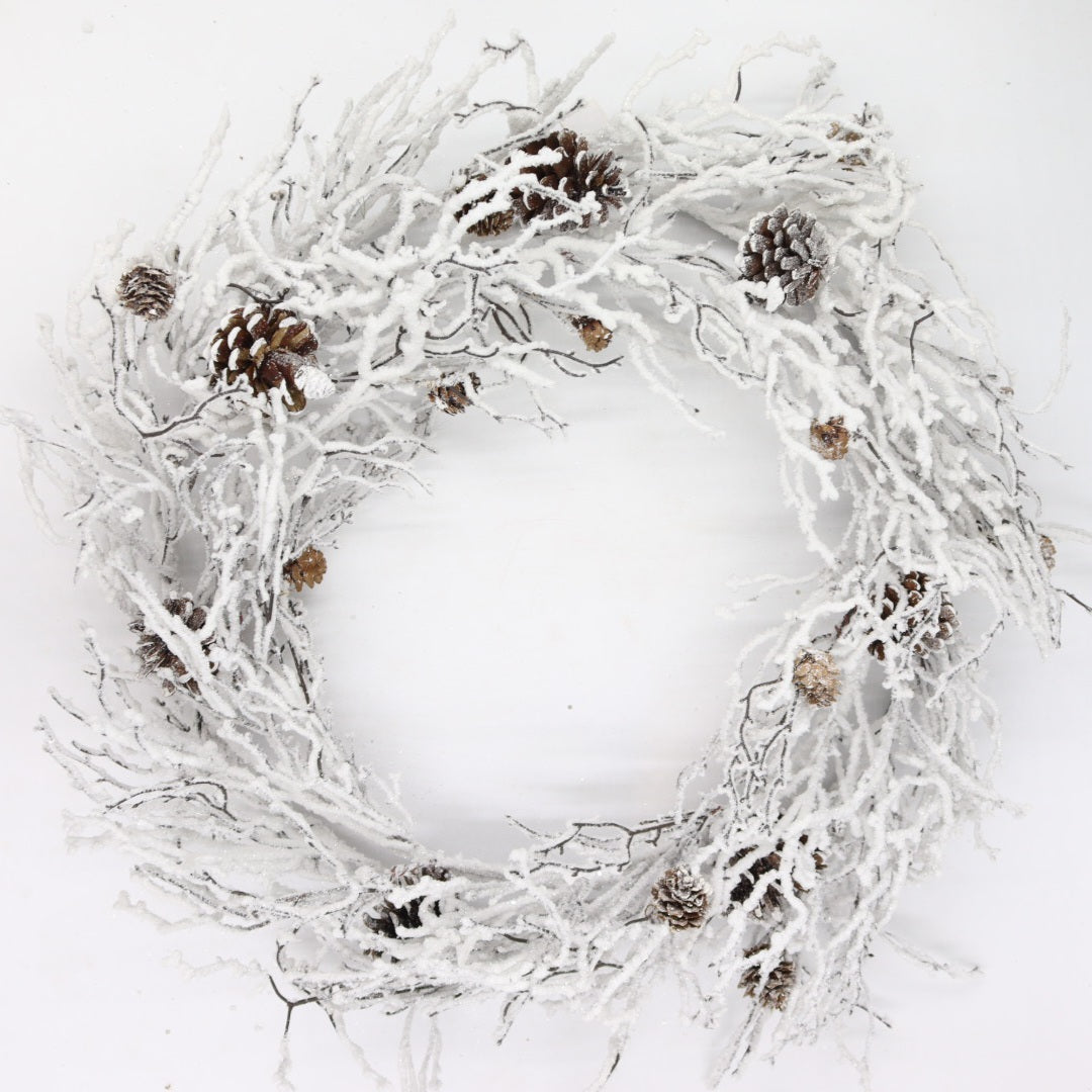 White Branches Wreath