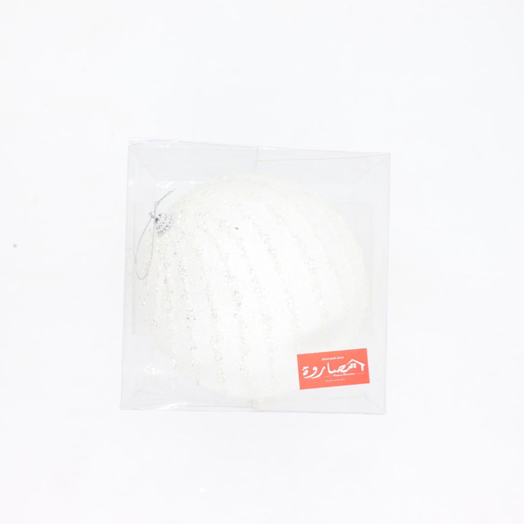 15CM White Ball Ornament