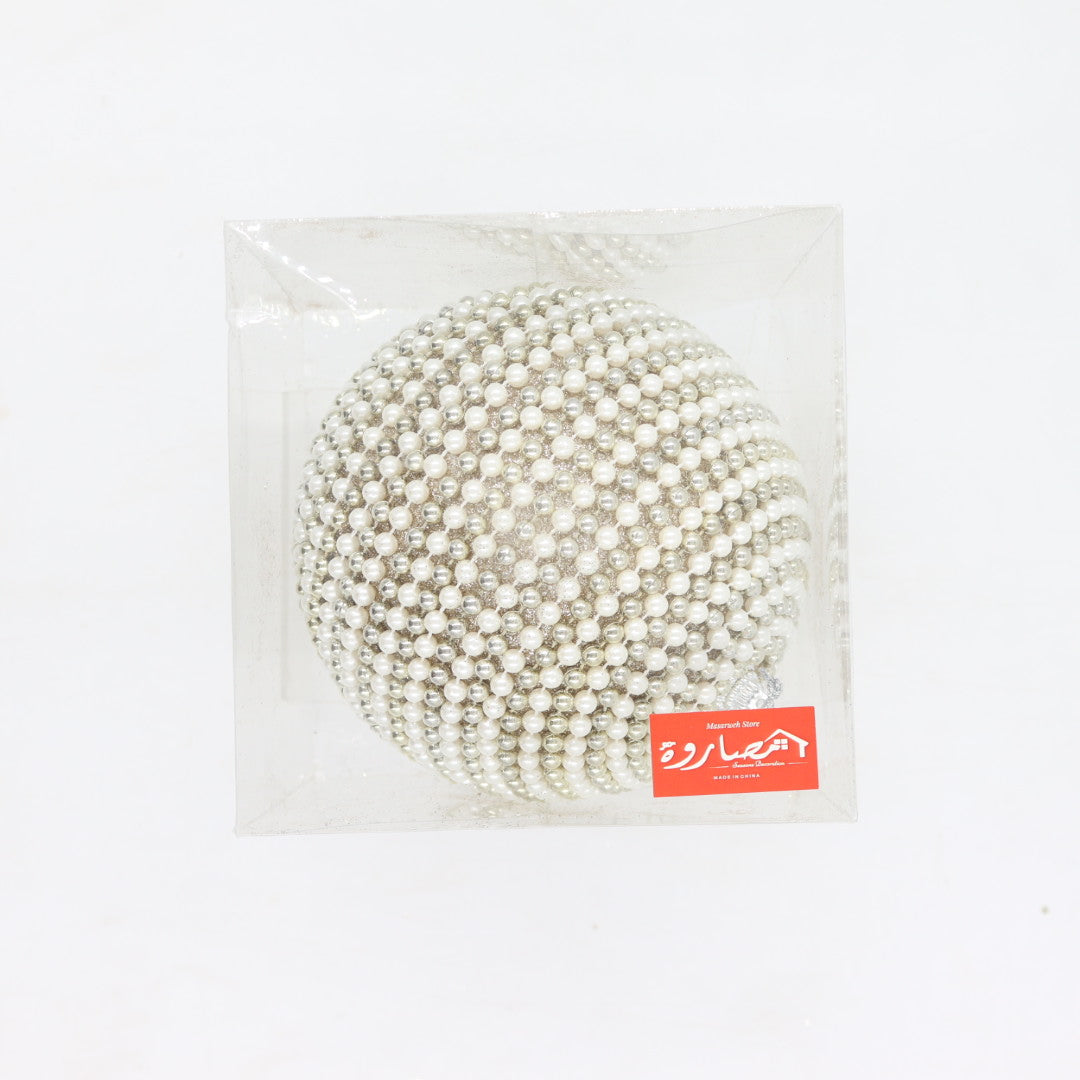 15cm Pearl Christmas Ball Ornament