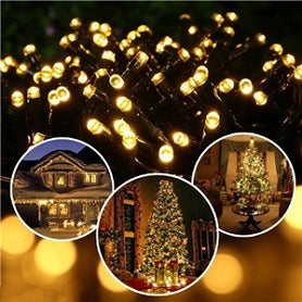 100 LED warm light