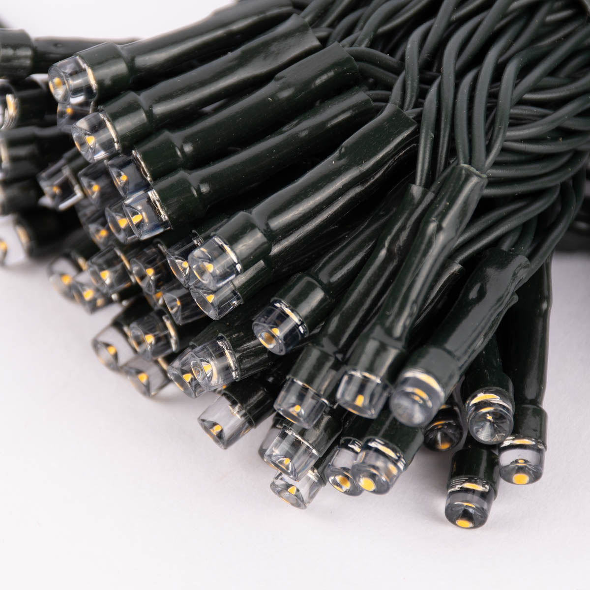 100LED Battery Warm White Lights AA