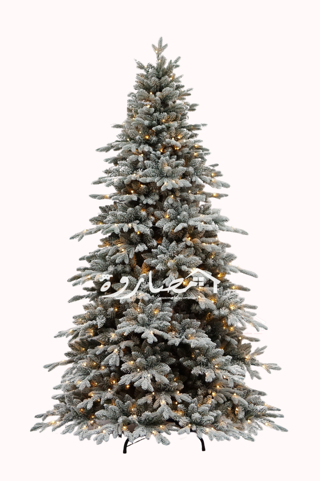 8ft (240cm) Flocking Vegas Christmas Tree