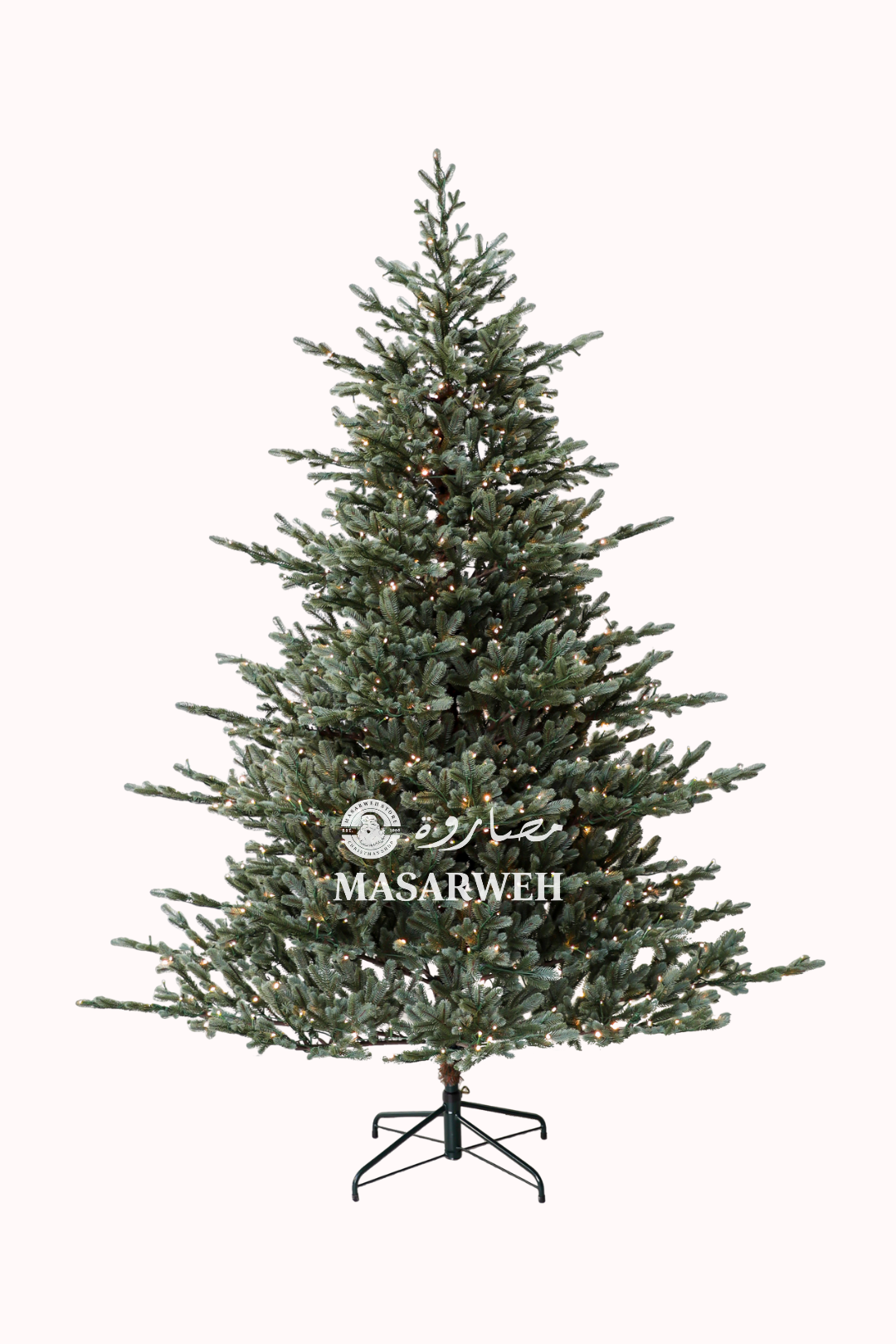 8ft 240CM Pre-Lit Royal Spruce Christmas Tree