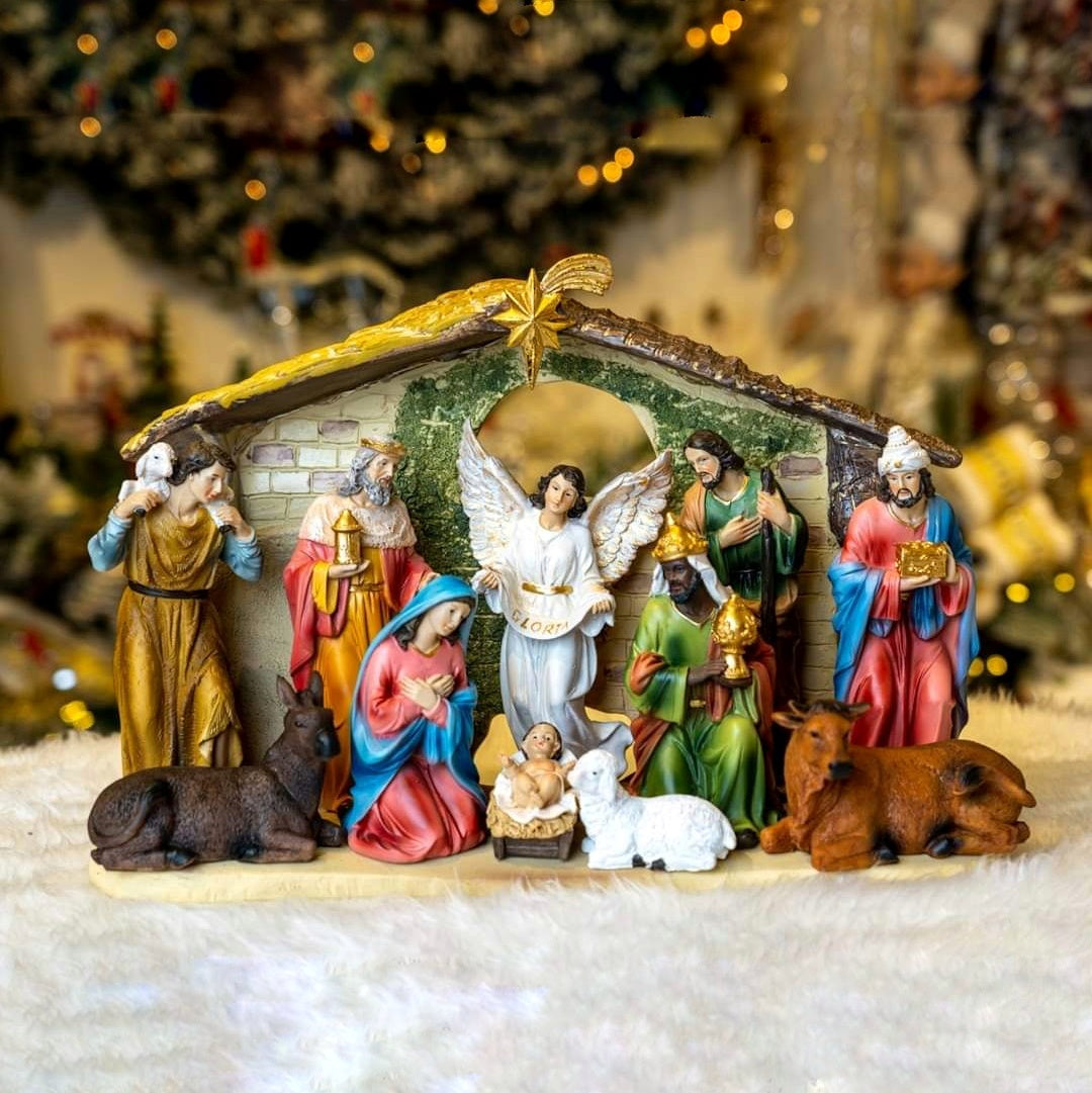 Nativity Set with Stable