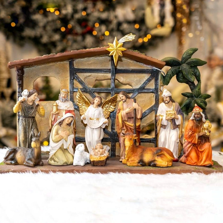 Nativity Set with Stable