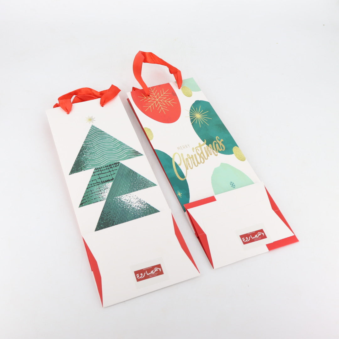Christmas Bottle Paper Bag