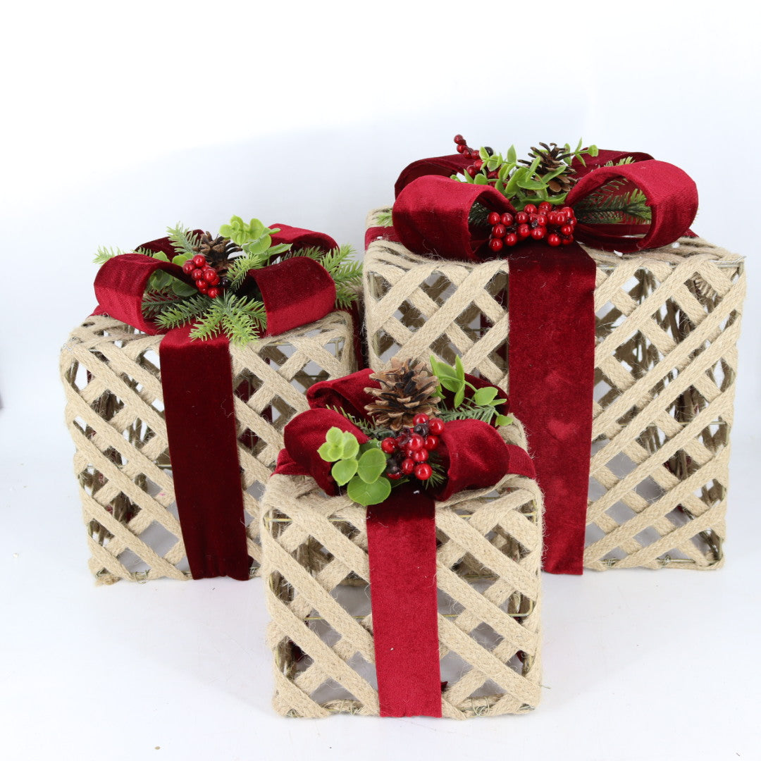 Burgundy Gift Boxes