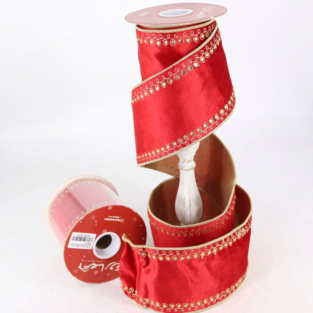 Red Beaded Ribbon