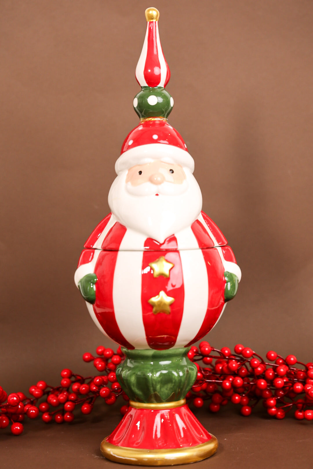 Santa Claus-themed cookie jar