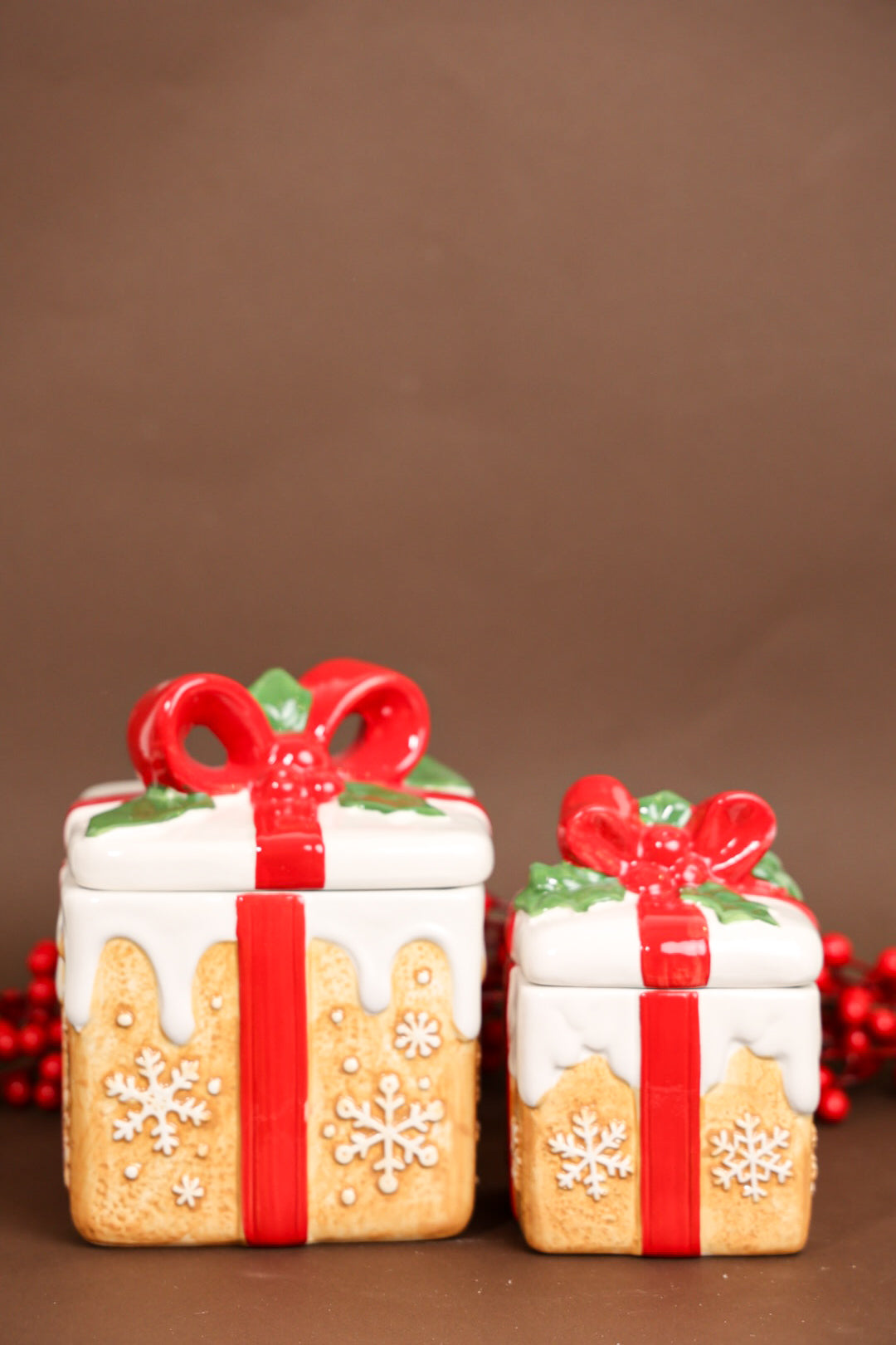 Gift Box Ceramic Jar