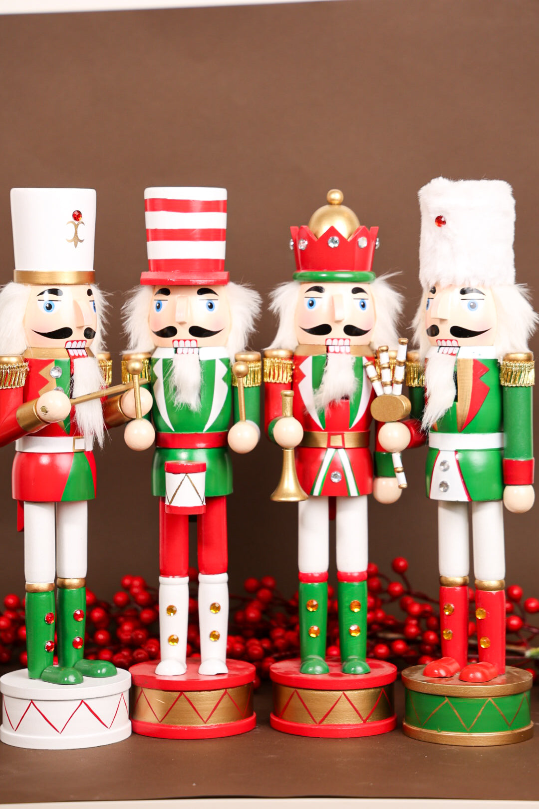 Nutcracker Holding Musical Instruments
