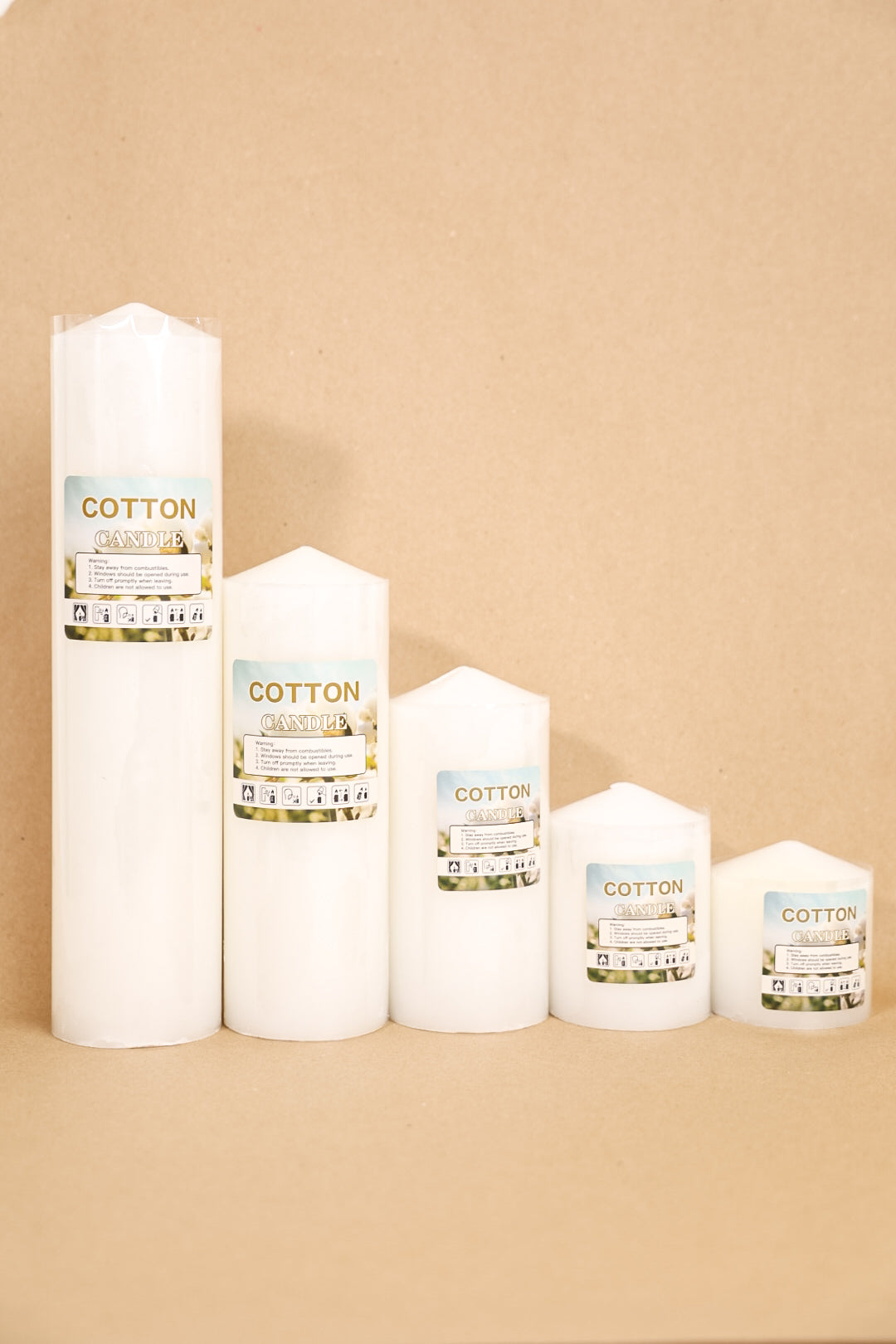 Pillar Candles Unscented