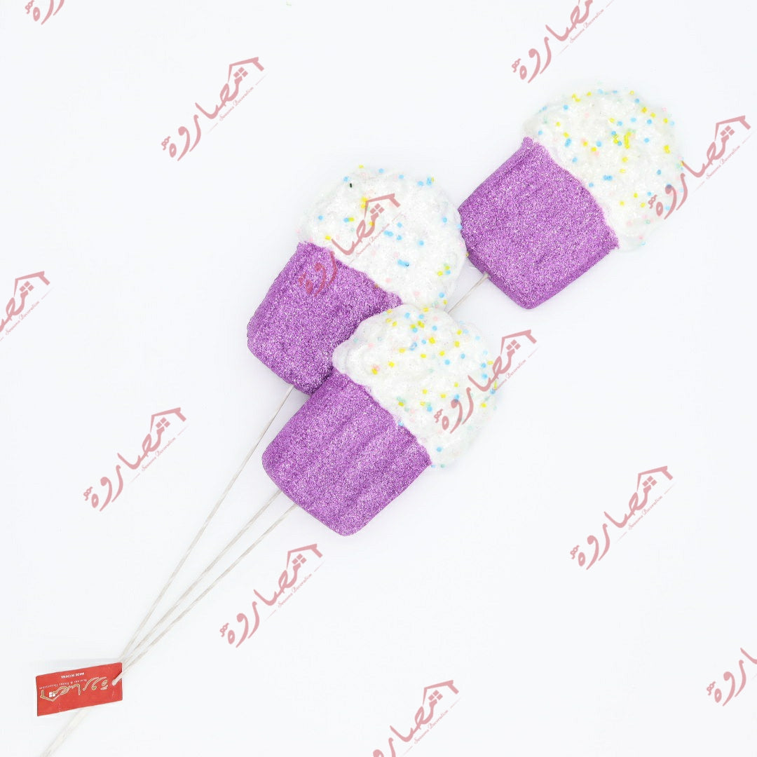 purple Cup Cakes Stick 3in1