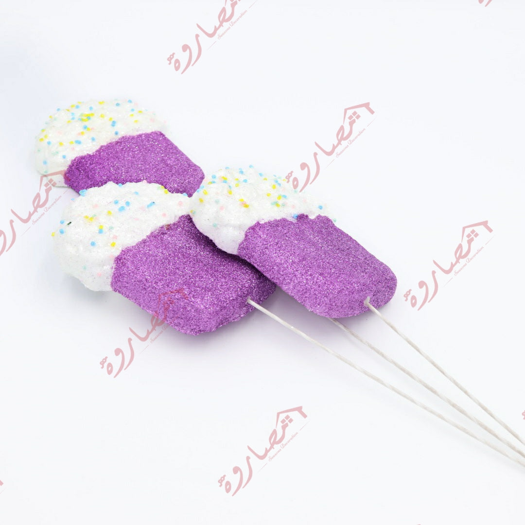 purple Cup Cakes Stick 3in1
