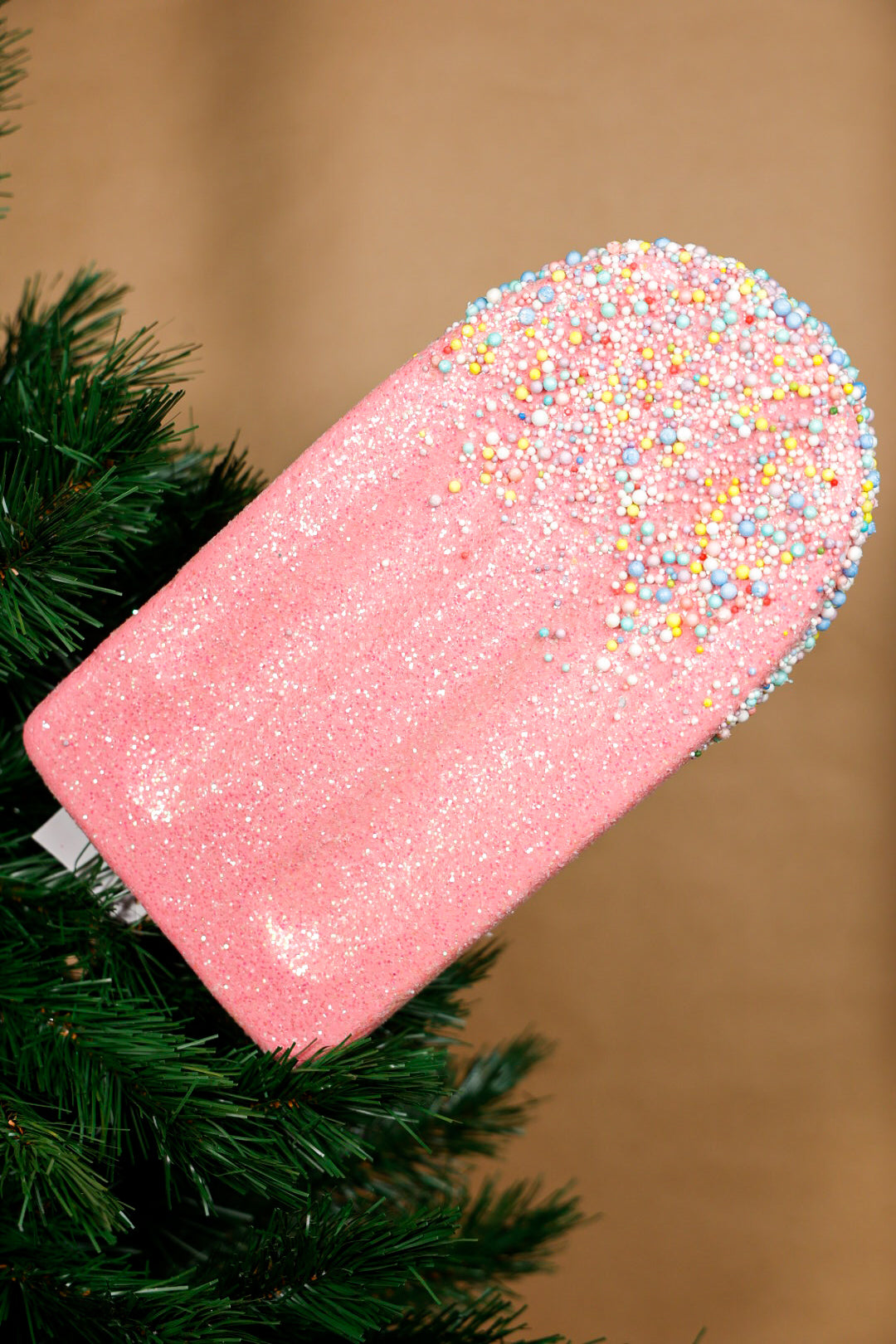Large Pink Popsicle on Stick