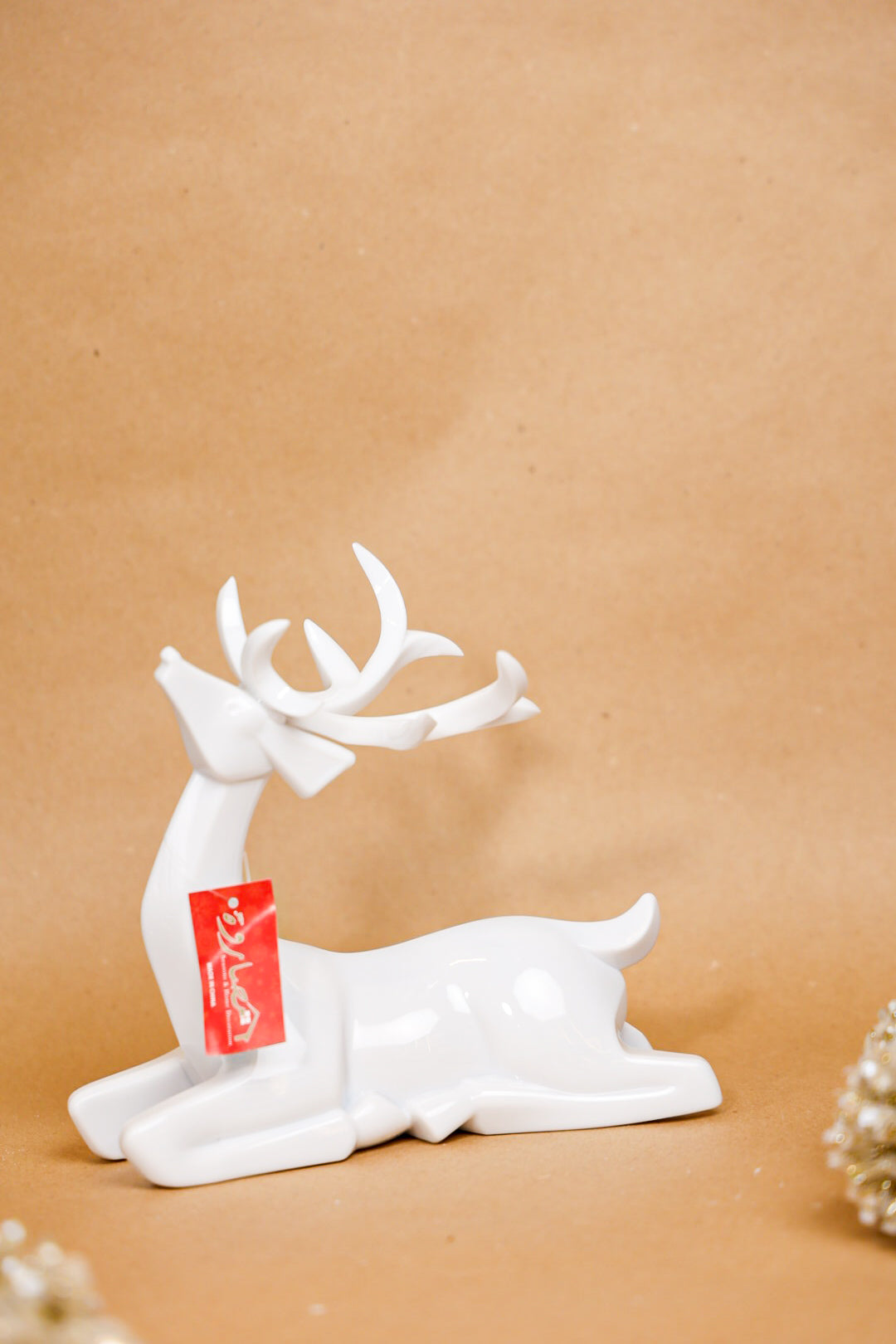 White Acrylic Reindeer