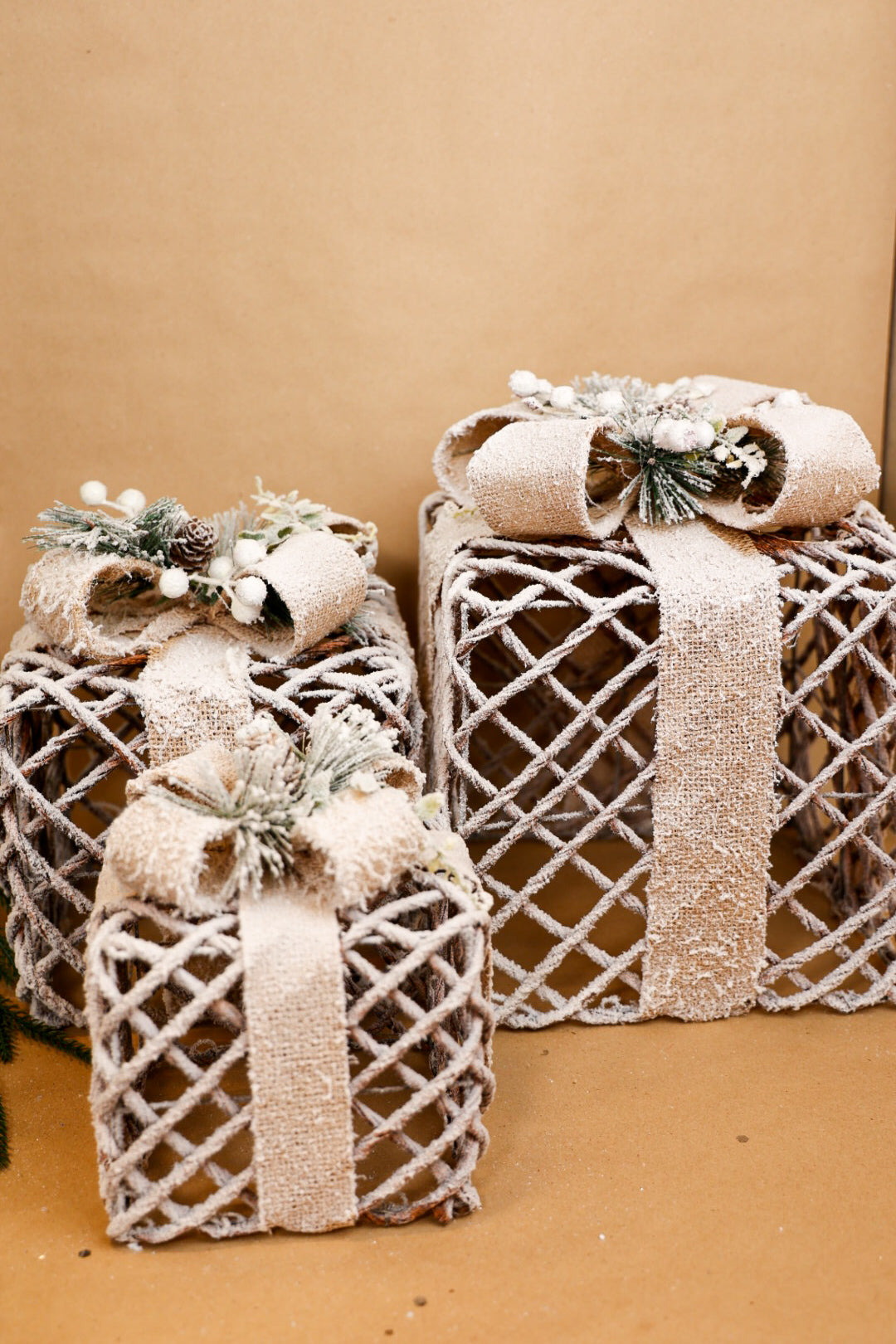 Wooden Gift Boxes Brown