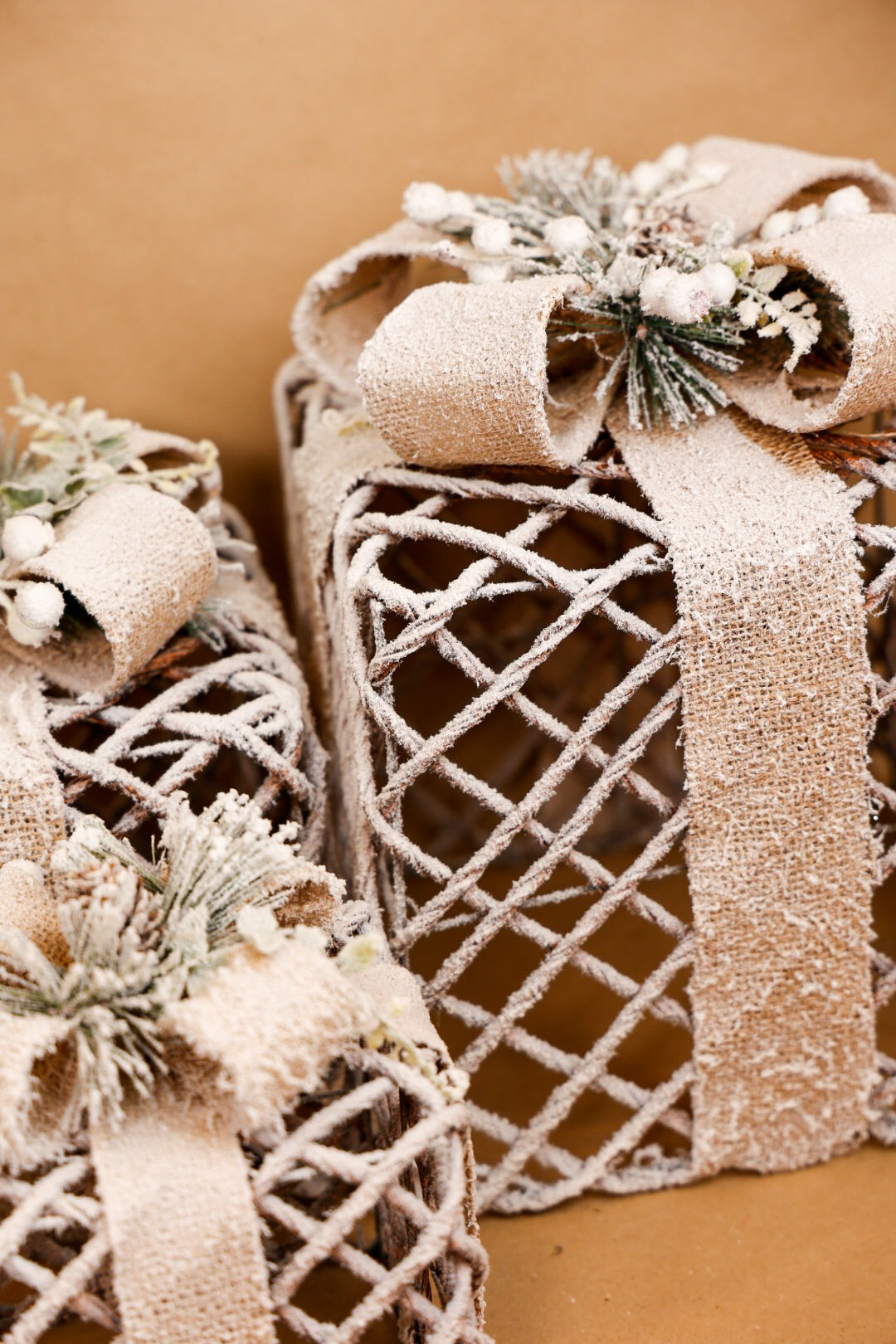 Wooden Gift Boxes Brown