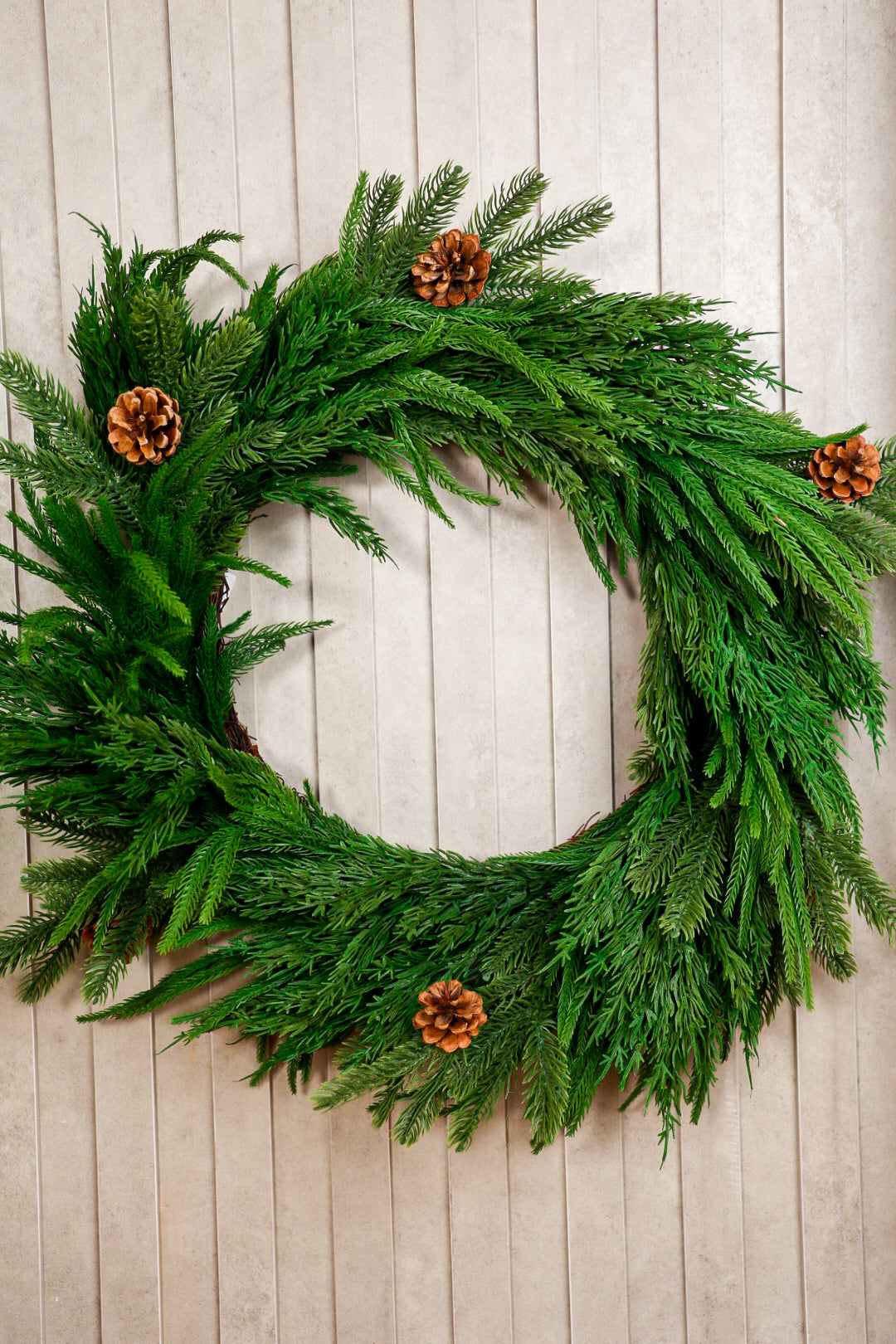 Green Spruce Decorated Wreath
