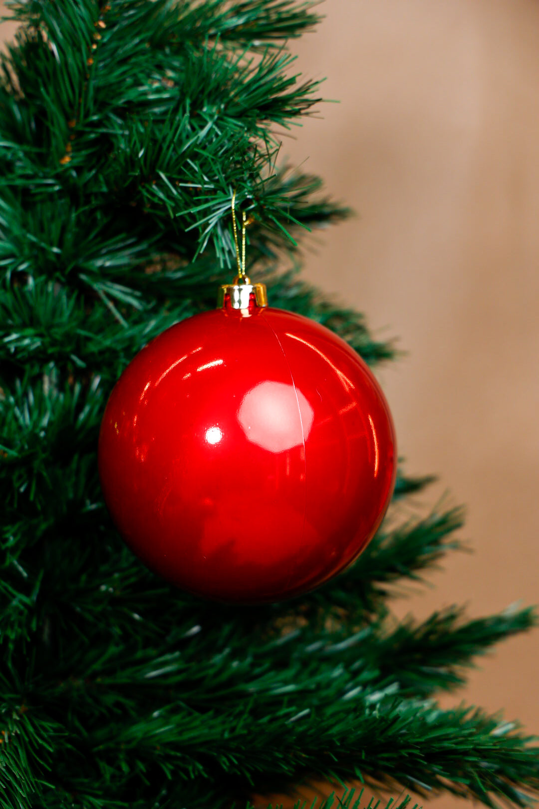 15CM Red Chrome / Pearl Ball