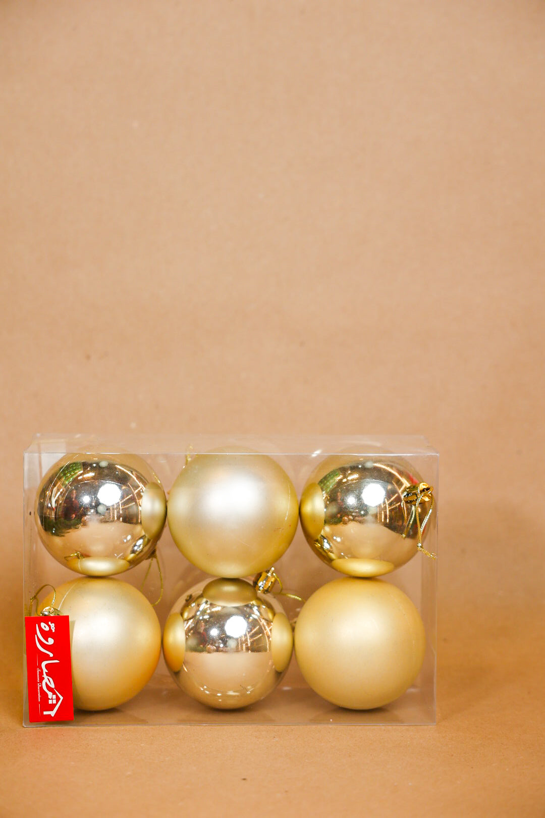 8cm Balls Gold pack