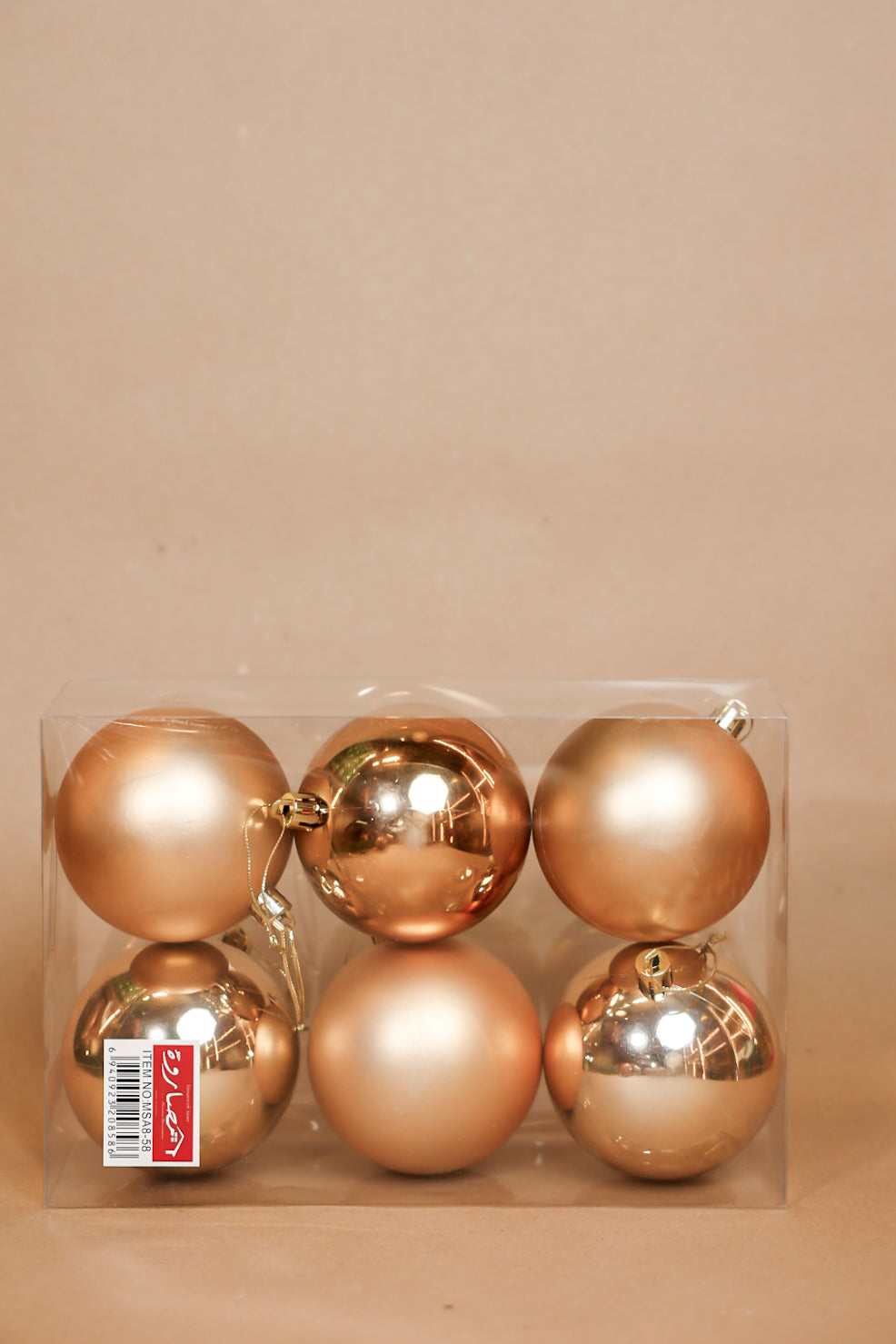 10CM Plastic Champagne Ball Set